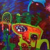  Past work archives-original Acrylic, Paint Pen on Paper