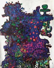 ROBERTA NIGRO HALL Lost But Not Forgotten Acrylic, Marker on Paper 