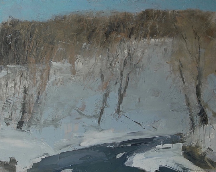 Robert Dorlac Winter Paintings oil/panel