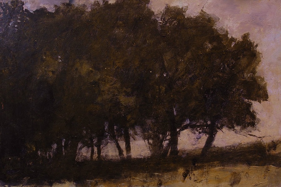 Robert Dorlac Landscape oil/panel