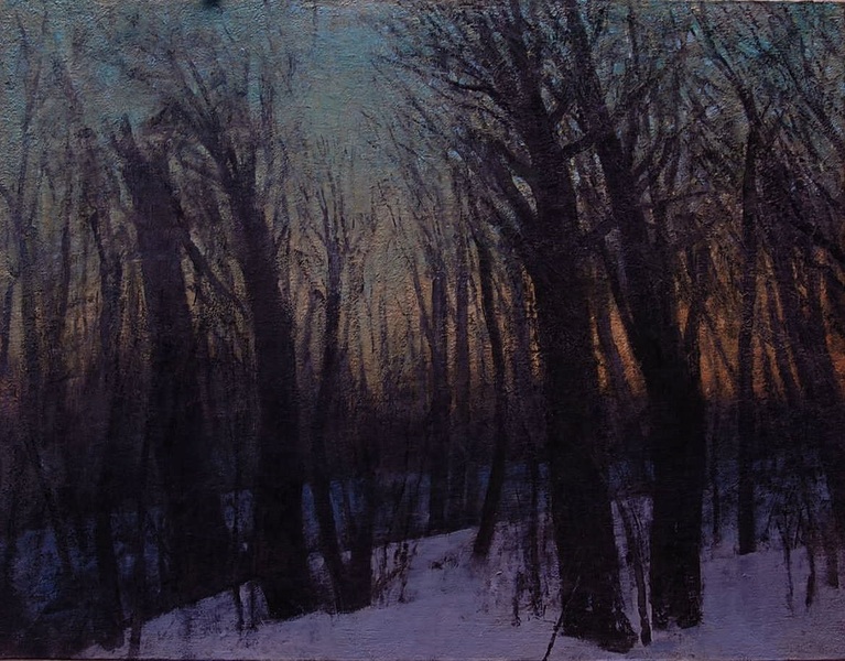 Robert Dorlac Landscape oil/canvas panel