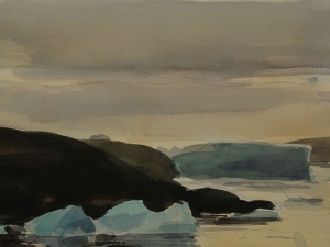 Robert Dorlac Landscape watercolor
