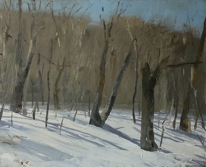 Robert Dorlac Winter Paintings oil/panel
