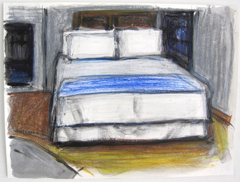 Robert G. Edelman        Art Consultant/Writer/Independent Curator     Interiors  acrylic, pastel and graphite on paper