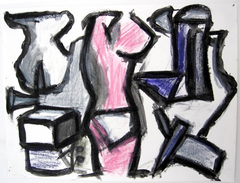 Robert G. Edelman        Art Consultant/Writer/Independent Curator     Works on paper acrylic, pastel crayon, graphite on paper