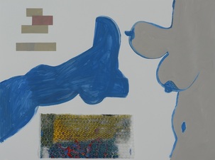 Robert Minichiello Works on Paper 2024 Acrylic, collage on w/c paper