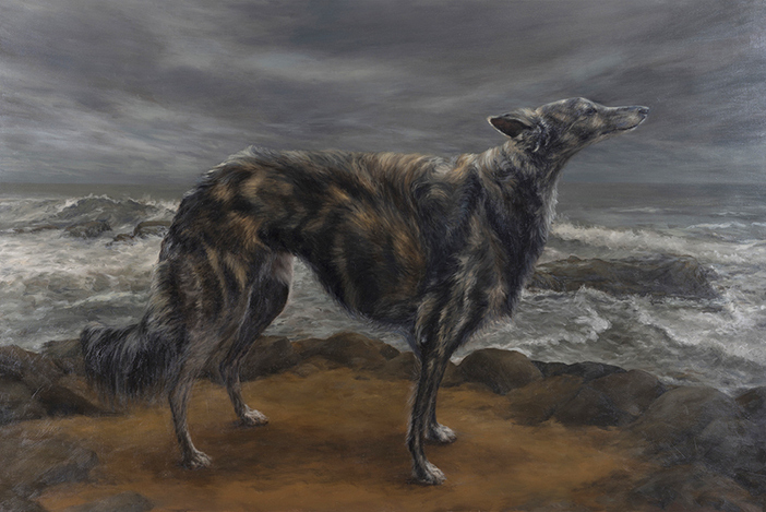 ROBIN JOHNSON  Dogs and Decoys oil/canvas