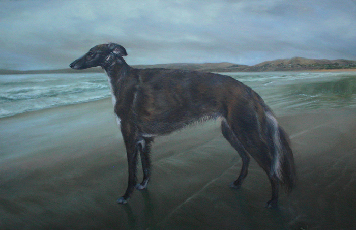 ROBIN JOHNSON  Dogs and Decoys oil/canvas