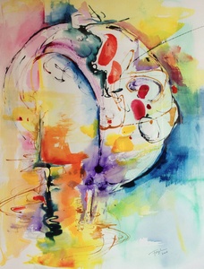 Rochelle Fogel Works on paper watercolor