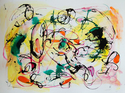 Rochelle Fogel Works on paper watercolor, ink