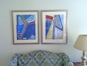 Virginia O. Roeder Collector's  Images Acrylic on canvas collaged on paper