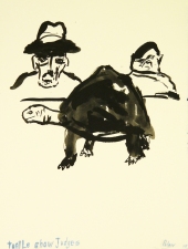 Roger Palmer 1990 to 1999 ink on rag