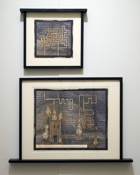 Rosemarie Bernardi Alchemistry Prints Two Piece Multi-plate Color Intaglio, Shelf+frame