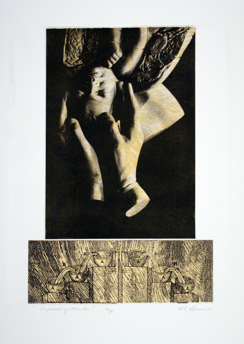 Rosemarie Bernardi Museum Studies Prints Multi Plate Intaglio + Relief