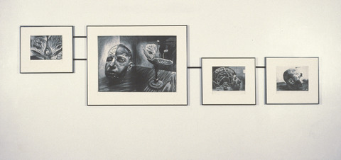 Rosemarie Bernardi Museum Studies Prints Intaglio - 4 plates + wood dowels