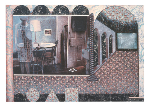 Rosemarie Bernardi Printmaking 1980's Multi-plate Intaglio + Relief + Photogram