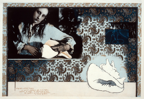 Rosemarie Bernardi Printmaking 1980's Multi-plate Intagio + Relief + Photogram