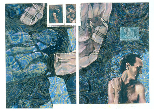 Rosemarie Bernardi Printmaking 1990's Multi-plate Intaglio + Relief + Photo