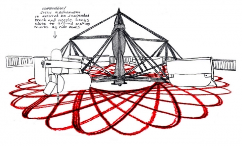 Rosemarie Fiore Studio Scrambler Drawings 04