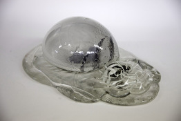 Rosemarie Fiore Studio Blown Glass (2010-12) glass blown by smoke bomb fireworks