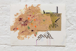 RUNE OLSEN Will to Power Acrylic and marker on paper