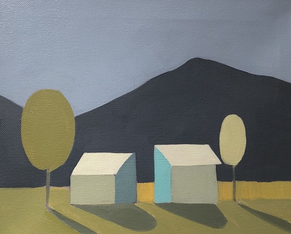 Two House on a Flat Ground