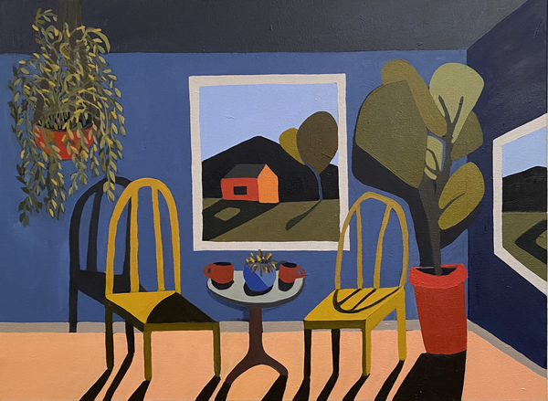 Sage Tucker-Ketcham Interiors Oil on canvas
