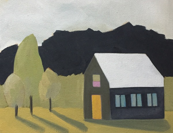 House and a Three Trees