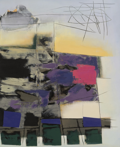 Your Move Recent Paintings oil, cold wax, gold leaf on panel