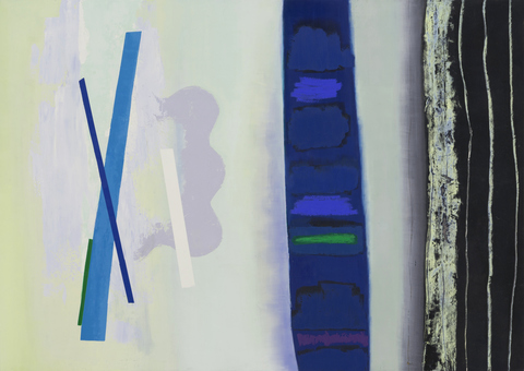 Space Between Recent Paintings oil, cold wax on panel