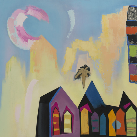 In Town Recent Paintings Mixed media on panel