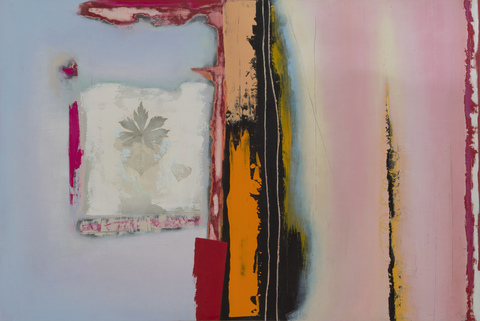 Something and Nothing Recent Paintings Mixed media on panel