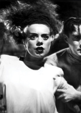 Elsa Lancaster as The Bride Of Frankenstein, 2022, 5x4' dibold print