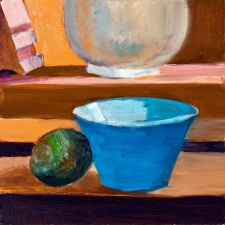 Sally Siddiqi Still Life Oil on masonite