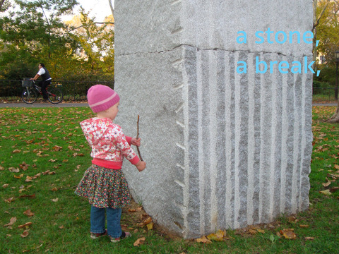 The Strategic Placement of Stone (detail) contingency 9 tons of granite