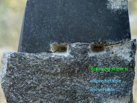 Five Pieces (detail) contingency Indian Granite