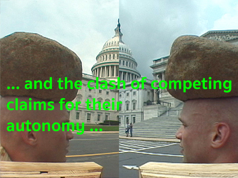 Spirals around the U.S. Capitol contingency video capture