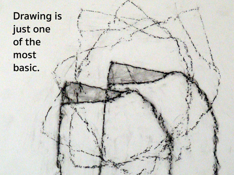 Granite Wall Drawing, Med #27 (detail) contingency graphite on paper