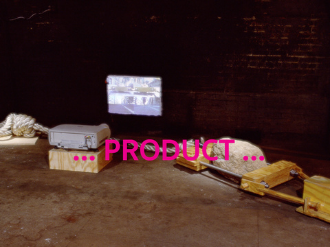 Polishing Granite (installation) contingency granite, plywood, stainless steel, rope, video