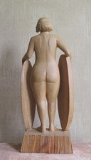 Sam Thurston Wood Sculpture - Figures and heads 
