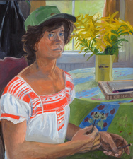 Sam Thurston Marjorie Kramer's paintings oil on canvas
