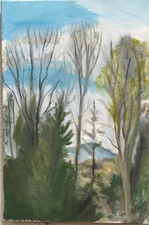 Sam Thurston Marjorie Kramer's paintings oil on  linen