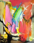 Sandra Vucicevic FIVE WOMEN Acrylic on canvas board