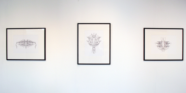 Sarah Iremonger Solipsism Series 2013-15 Framed digital prints of drawing on epson archival paper