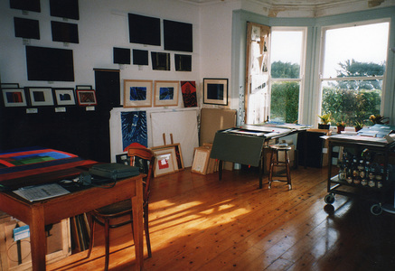Sarah Iremonger Nothing & The Quandary of Painting 1998-2003 Studio view