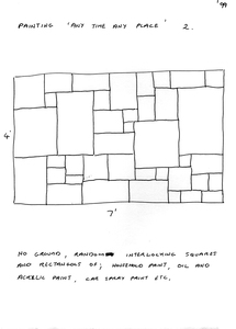 Sarah Iremonger Nothing & The Quandary of Painting 1998-2003 Pen on paper