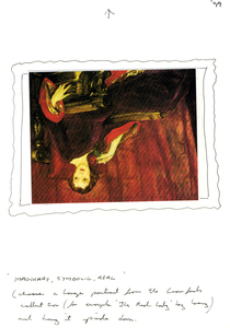 Sarah Iremonger Nothing & The Quandary of Painting 1998-2003 Postcard, pen on paper