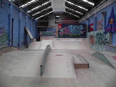 Sarah Iremonger Skate-park 2003 Photograph taken with a video camera