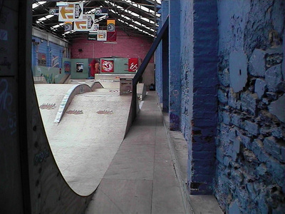 Sarah Iremonger Skate-park 2003 Photograph taken with a video camera