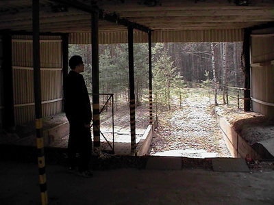 Sarah Iremonger Stolzenhain Base 2003 Photograph taken with a video camera